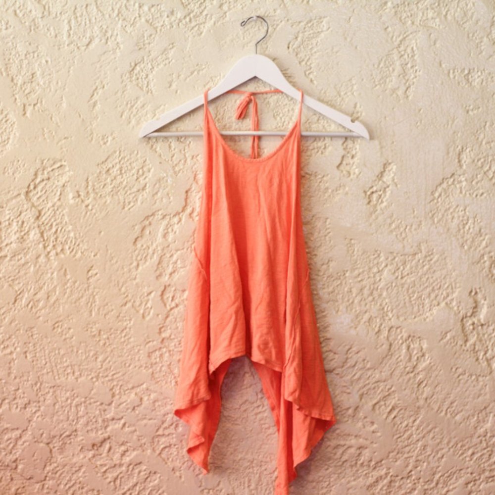 Urban Outfitters Neon Pink Halter Top